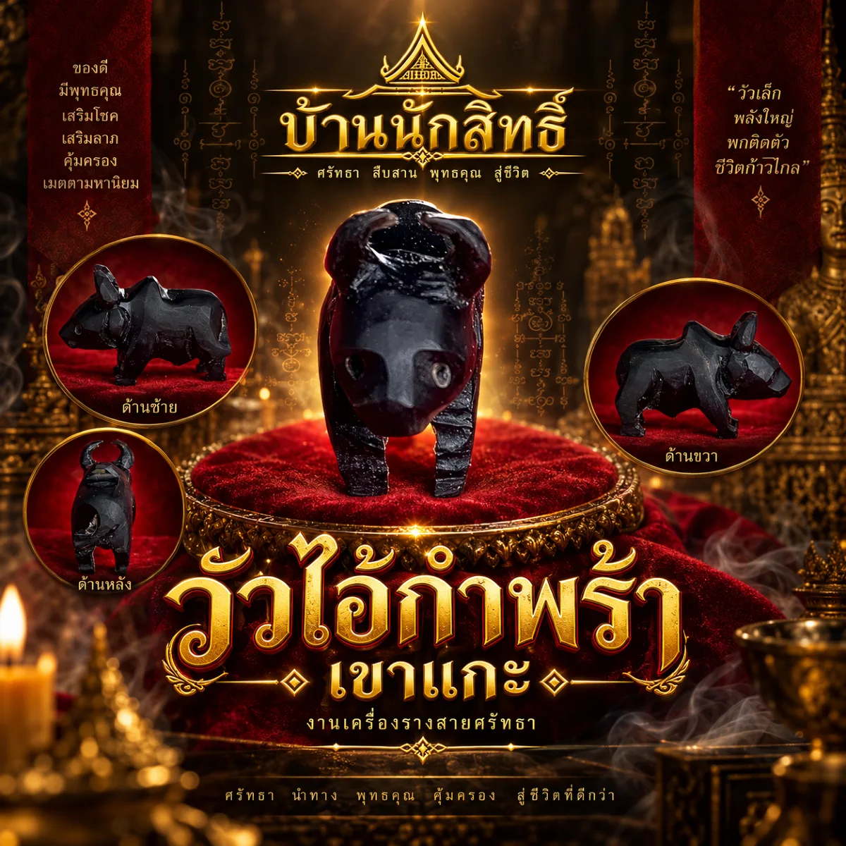 วัวไอ้กำพร้า เขาแกะ